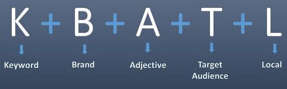 Công thức KBATL giúp bạn có thể dễ dàng tìm được từ khóa