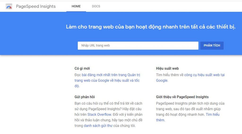 Google Speed Insights