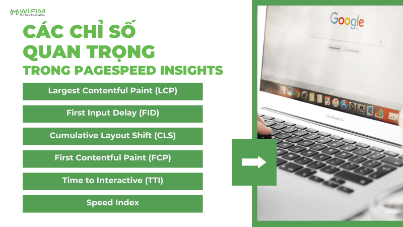 Các chỉ số quan trọng trong PageSpeed Insights Các chỉ số quan trọng trong PageSpeed Insights