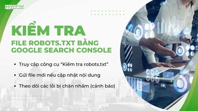 Kiểm tra file robots.txt bằng Google Search Console