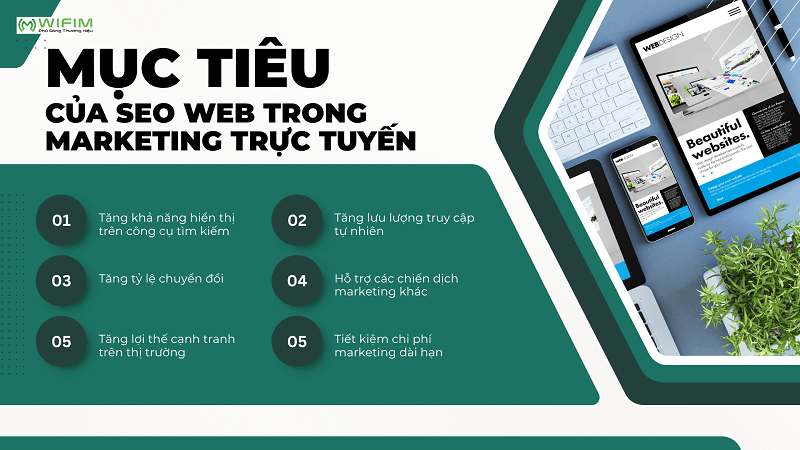 Mục tiêu của SEO web trong marketing trực tuyến