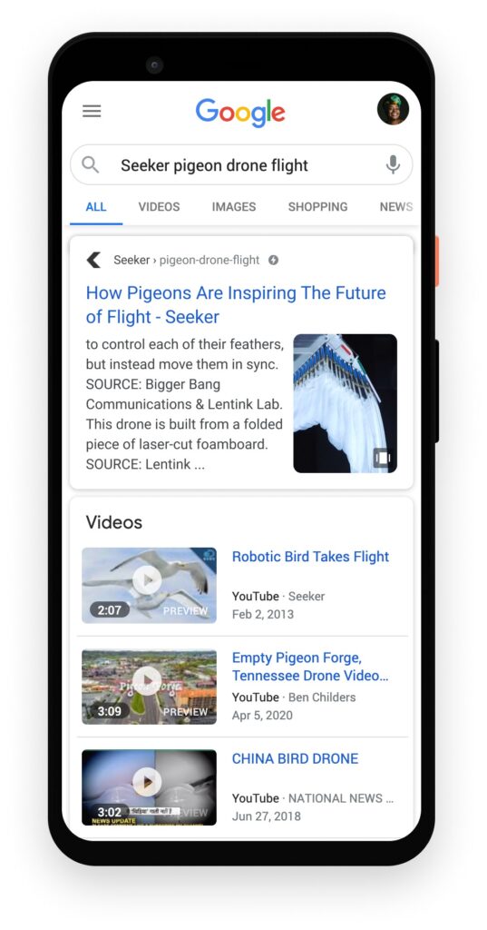 Web Stories trên Google tìm kiếm