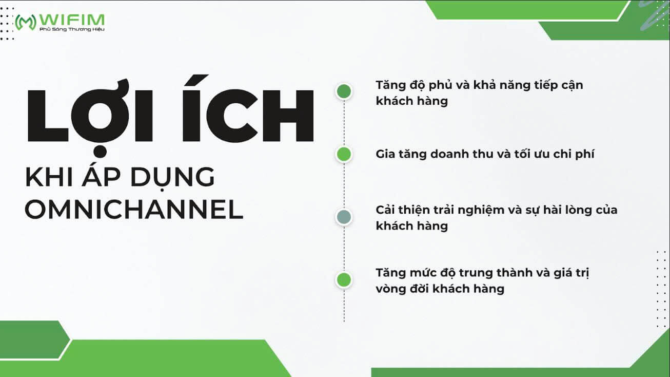 Lợi ích khi áp dụng Omnichannel