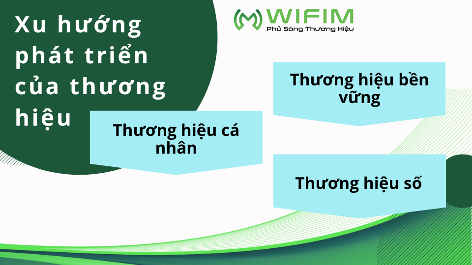 Xu hướng phát triển của thương hiệu Xu hướng phát triển của thương hiệu