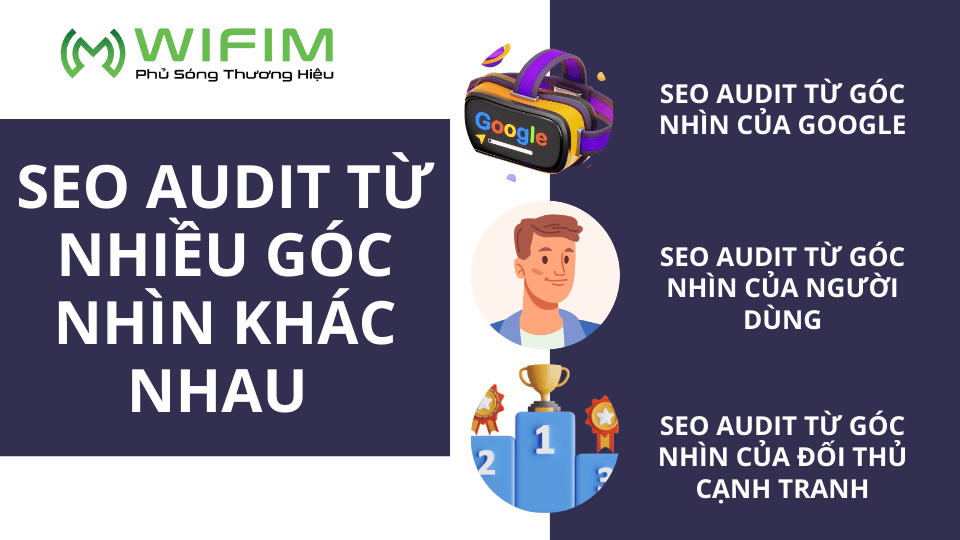 SEO Audit từ nhiều góc nhìn khác nhau SEO Audit từ nhiều góc nhìn khác nhau