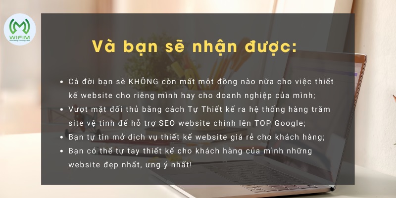 LỢI ÍCH SAU KHI HOÀN THÀNH KHÓA HỌC CỦA WIFIM