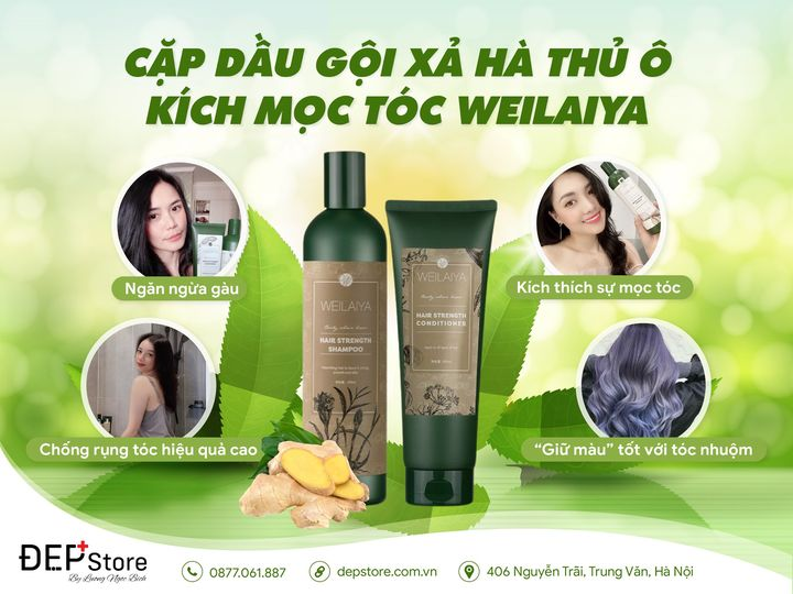 dầu gội xã