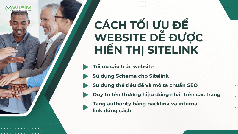 Cách tối ưu để website dễ được hiển thị sitelink