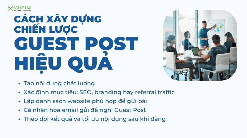 Cách xây dựng chiến lược Guest Post hiệu quả