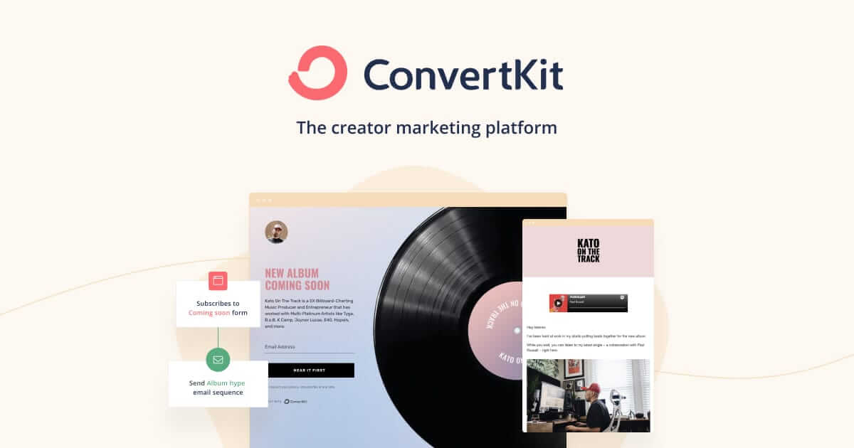 ConvertKit, dịch vụ email marketing tiện dụng