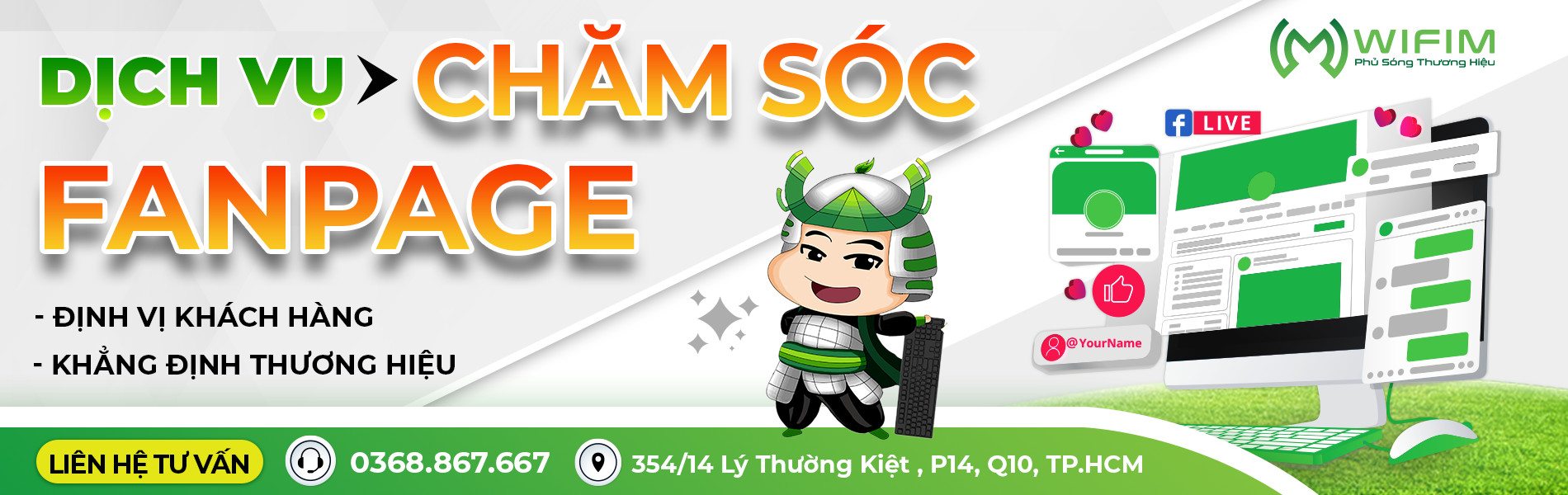 Dịch vụ chăm sóc Fanpage WIFIM