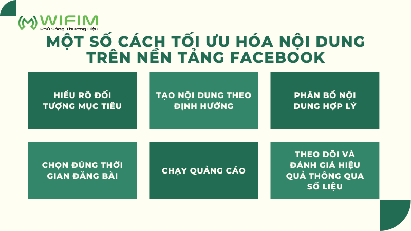 Một số cách tối ưu hóa nội dung trên nền tảng Facebook Một số cách tối ưu hóa nội dung trên nền tảng Facebook