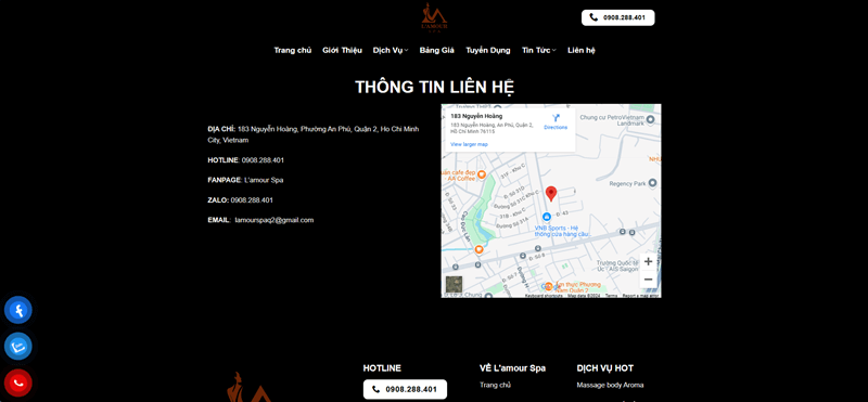 Trang thôn tin liên hệ và maps Trang thôn tin liên hệ và maps