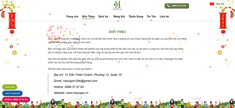 Thông tin giới thiệu Hasu Spa Thông tin giới thiệu Hasu Spa