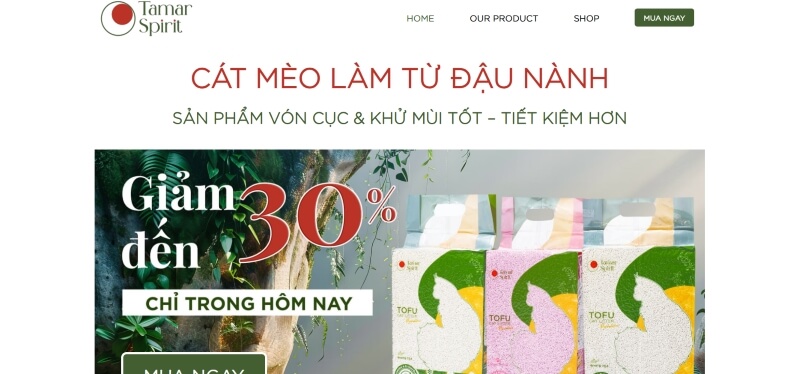 Trang chủ của thương hiệu Tamar Spirit Trang chủ của thương hiệu Tamar Spirit