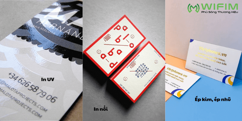 Kỹ thuật in name card được sử dụng phổ biến Kỹ thuật in name card được sử dụng phổ biến