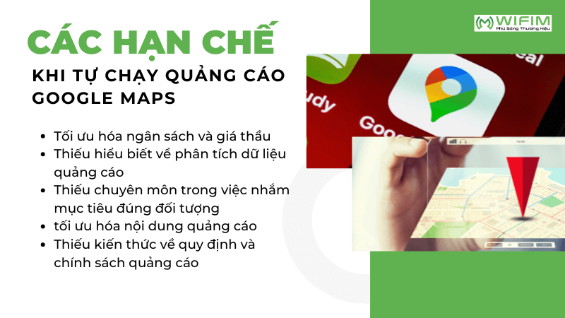 Hạn chế khi tự chạy quảng cáo Hạn chế khi tự chạy quảng cáo
