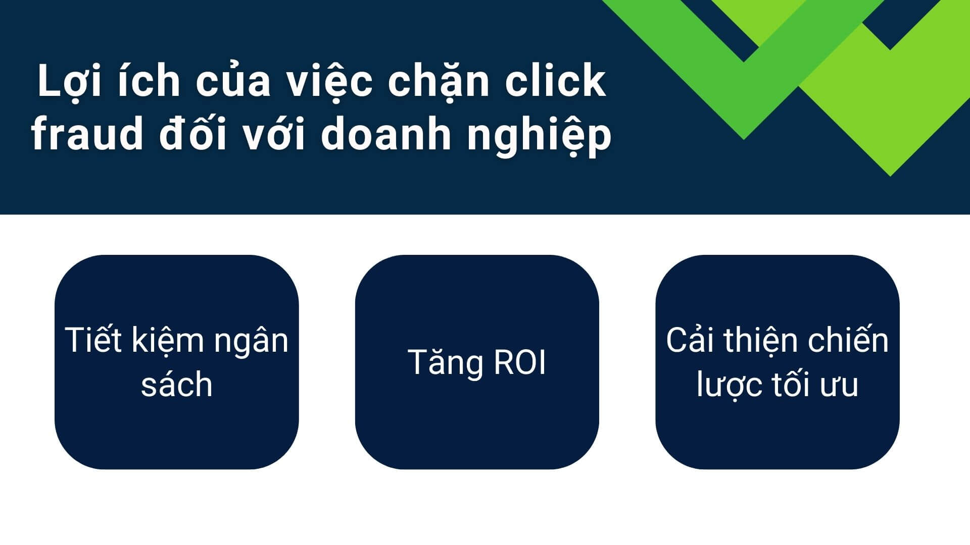 Lợi ích của việc chặn click fraud đối với doanh nghiệp Lợi ích của việc chặn click fraud đối với doanh nghiệp
