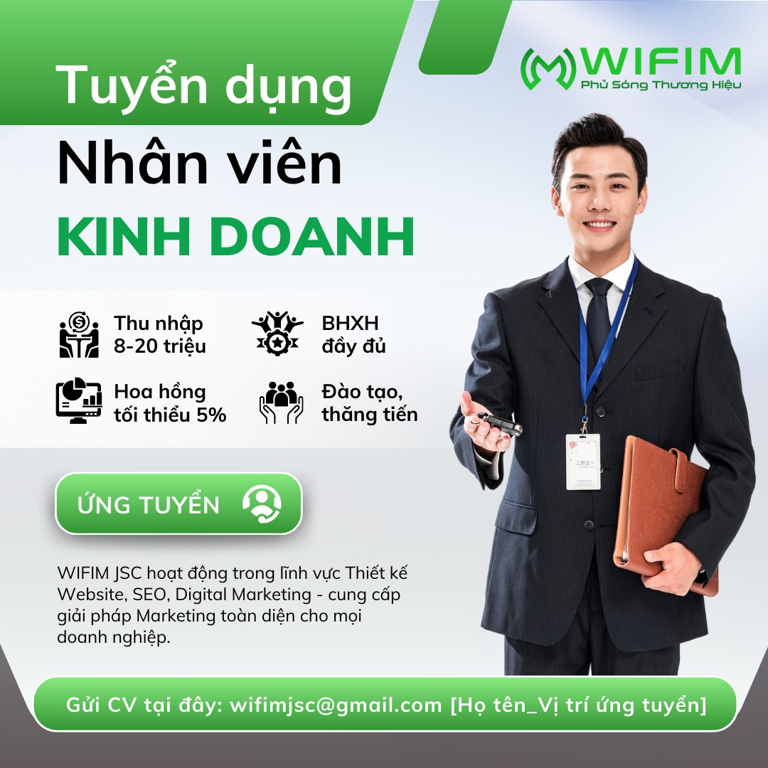 Tuyển dụng nhân viên kinh doanh