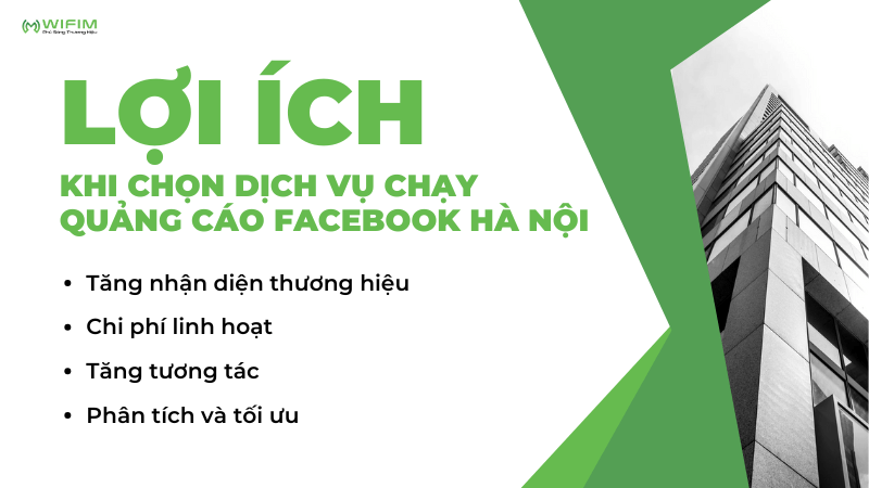 Lợi ích khi chọn dịch vụ chạy quảng cáo Facebook Hà Nội Lợi ích khi chọn dịch vụ chạy quảng cáo Facebook Hà Nội