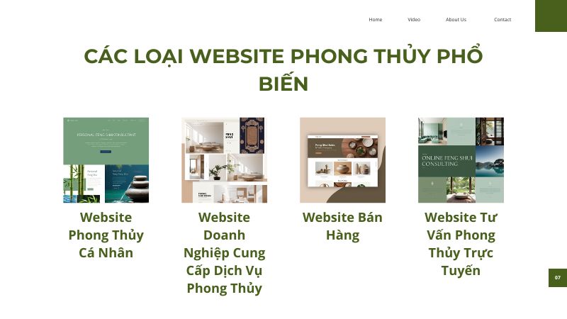 Các loại website phong thủy phổ biến Các loại website phong thủy phổ biến
