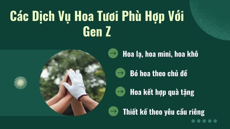 Các Dịch Vụ Hoa Tươi Phù Hợp Với Gen Z Các Dịch Vụ Hoa Tươi Phù Hợp Với Gen Z