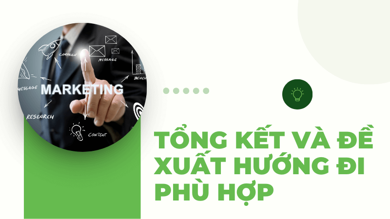Tổng kết và đề xuất hướng đi phù hợp Tổng kết và đề xuất hướng đi phù hợp