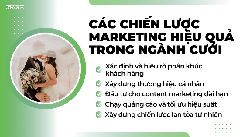 Các chiến lược marketing hiệu quả trong ngành cưới Các chiến lược marketing hiệu quả trong ngành cưới