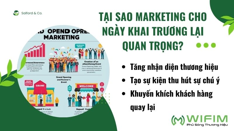 Tại sao marketing cho ngày khai trương lại quan trọng? Tại sao marketing cho ngày khai trương lại quan trọng?