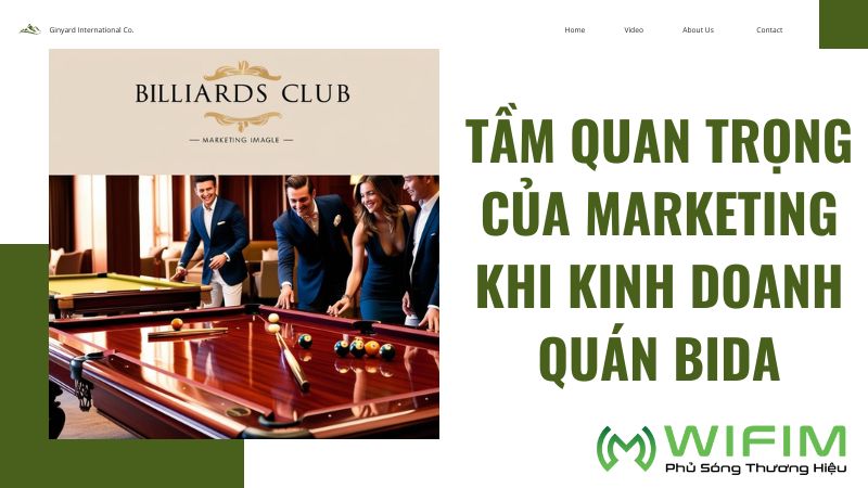 Tầm quan trọng của marketing khi kinh doanh quán bida Tầm quan trọng của marketing khi kinh doanh quán bida