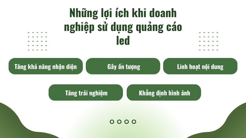 Những lợi ích khi doanh nghiệp sử dụng quảng cáo led Những lợi ích khi doanh nghiệp sử dụng quảng cáo led