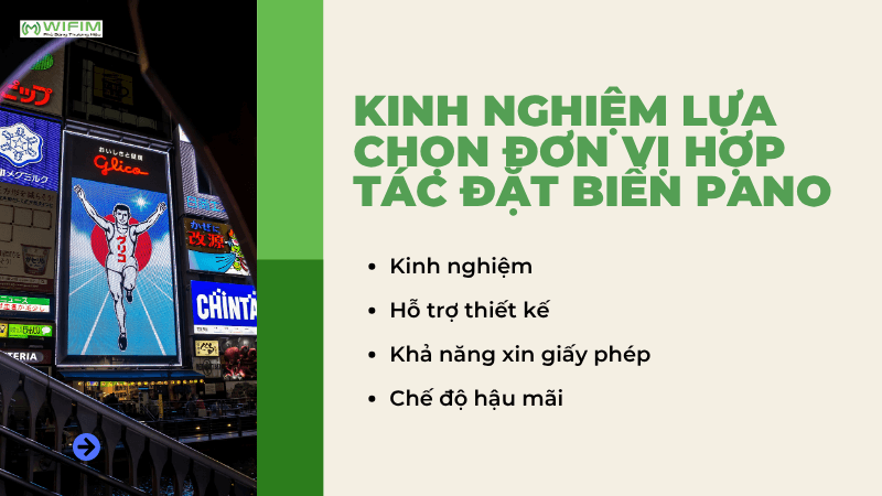 Kinh nghiệm lựa chọn đơn vị hợp tác đặt biển pano Kinh nghiệm lựa chọn đơn vị hợp tác đặt biển pano