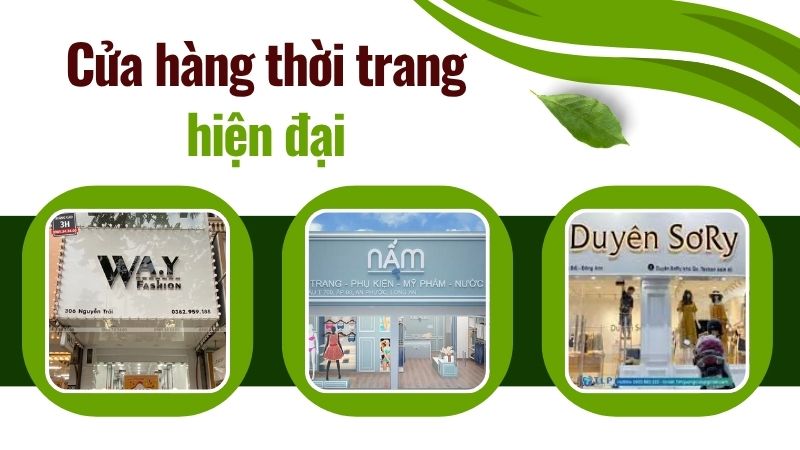 Cửa hàng thời trang hiện đại Cửa hàng thời trang hiện đại