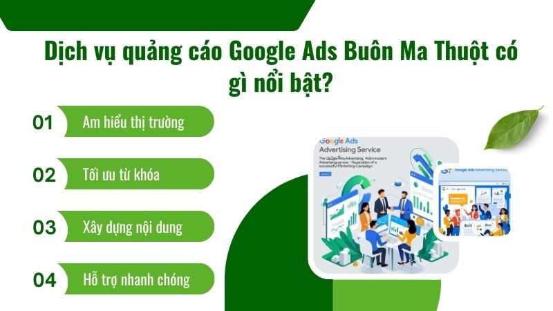 Dịch vụ quảng cáo Google Ads Buôn Ma Thuột có gì nổi bật? Dịch vụ quảng cáo Google Ads Buôn Ma Thuột có gì nổi bật?
