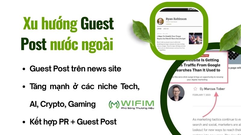 Xu hướng Guest Post nước ngoài Xu hướng Guest Post nước ngoài