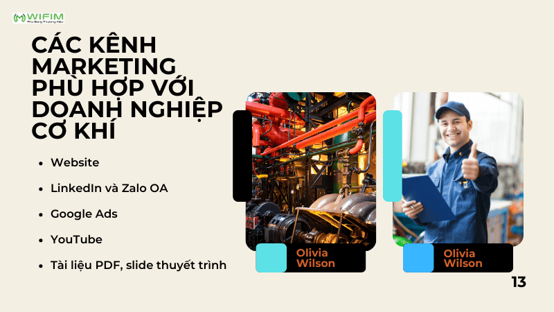 Các kênh marketing phù hợp với doanh nghiệp cơ khí Các kênh marketing phù hợp với doanh nghiệp cơ khí