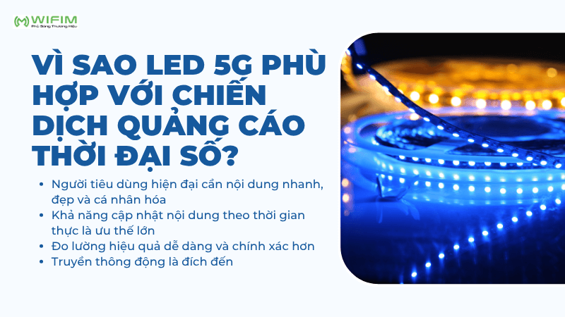 Vì sao Led 5G phù hợp với chiến dịch quảng cáo thời đại số? Vì sao Led 5G phù hợp với chiến dịch quảng cáo thời đại số?