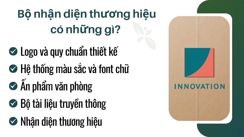 Bộ nhận diện thương hiệu có những gì?