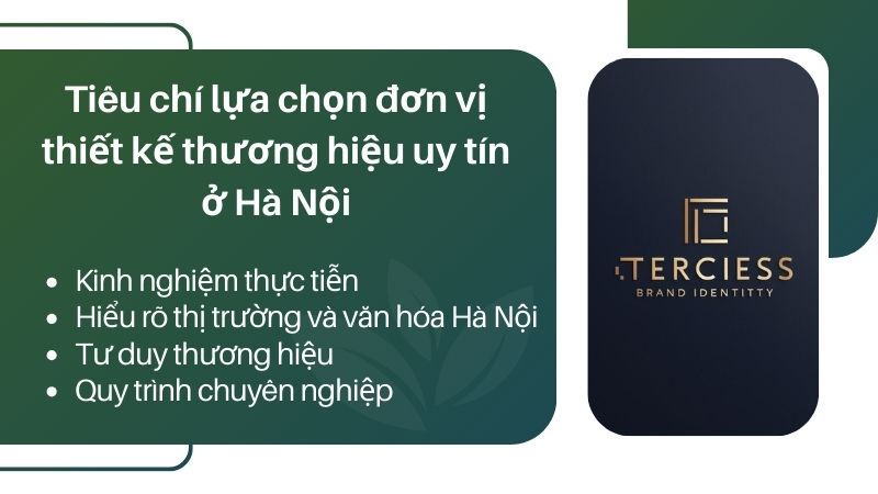 Tiêu chí lựa chọn đơn vị thiết kế thương hiệu uy tín ở Hà Nội