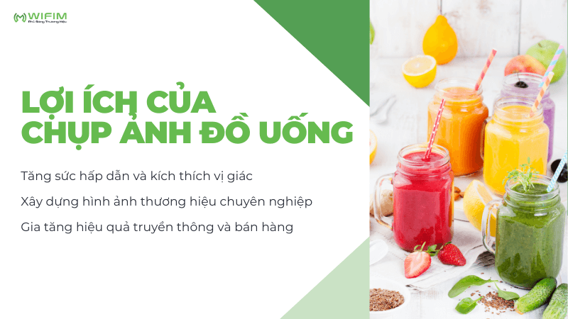 Lợi ích của chụp ảnh đồ uống