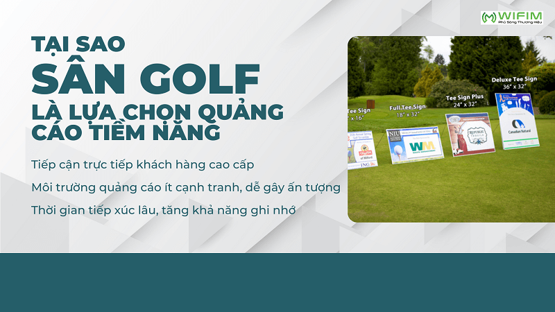 Tại sao sân golf là lựa chọn quảng cáo tiềm năng? Tại sao sân golf là lựa chọn quảng cáo tiềm năng?