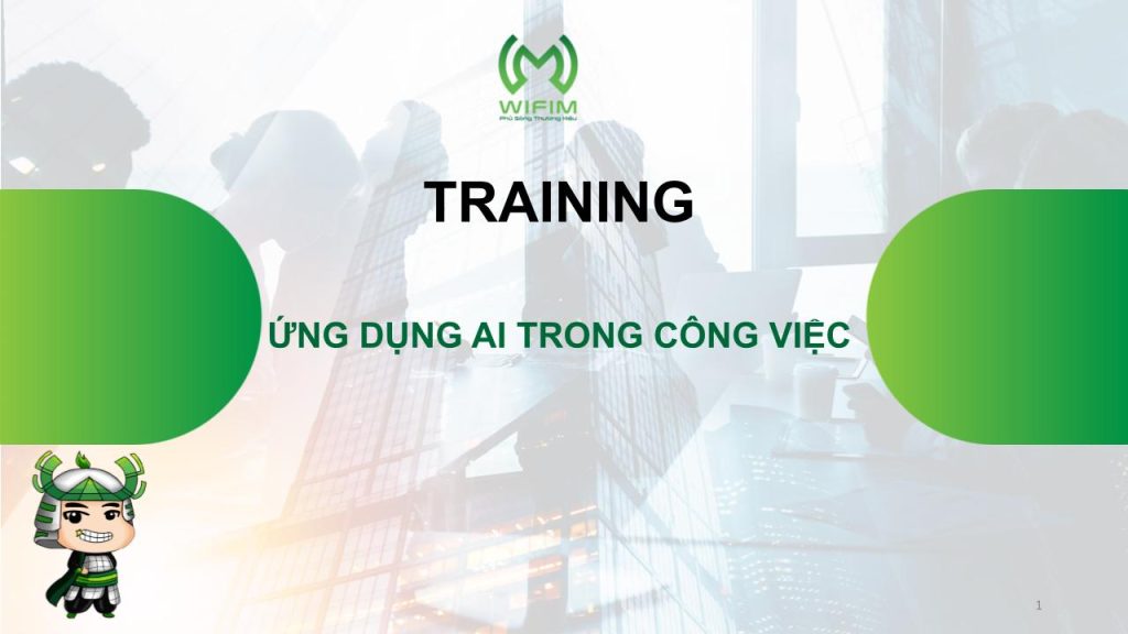 Ứng dụng AI trong công việc Ứng dụng AI trong công việc