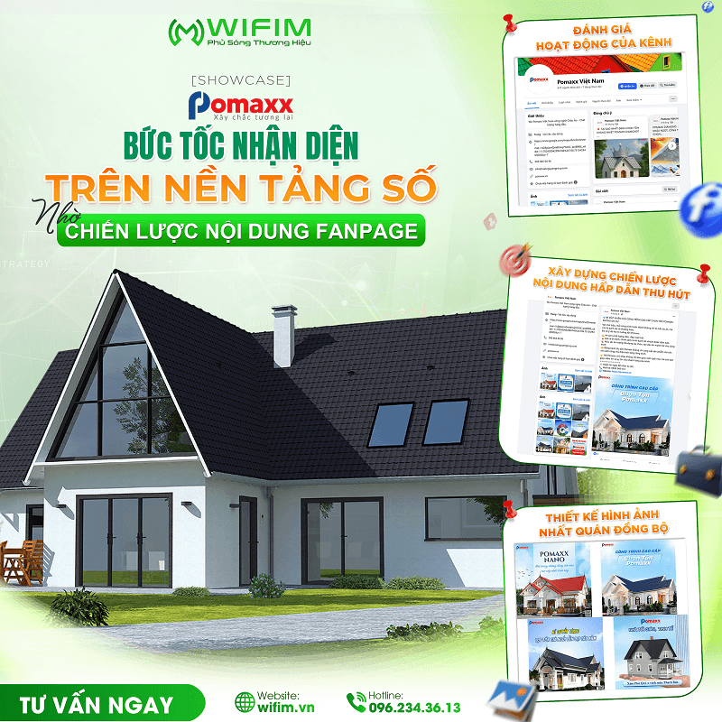 Chiến lược nội dung fanpage bức tốc nhận diện pomaxx trên nền tảng số