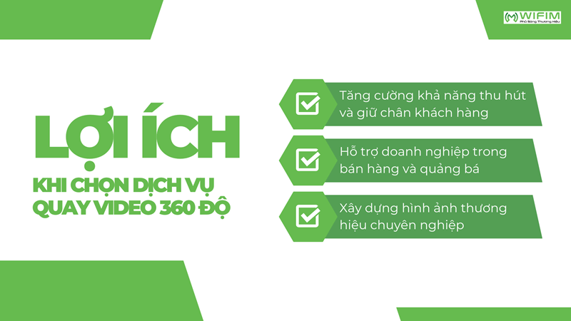 Lợi ích khi chọn dịch vụ quay video 360 độ Lợi ích khi chọn dịch vụ quay video 360 độ