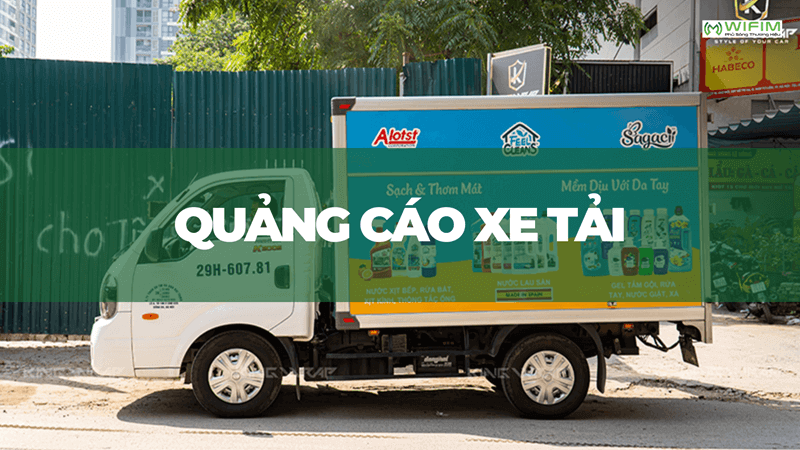 Quảng cáo xe tải Quảng cáo xe tải