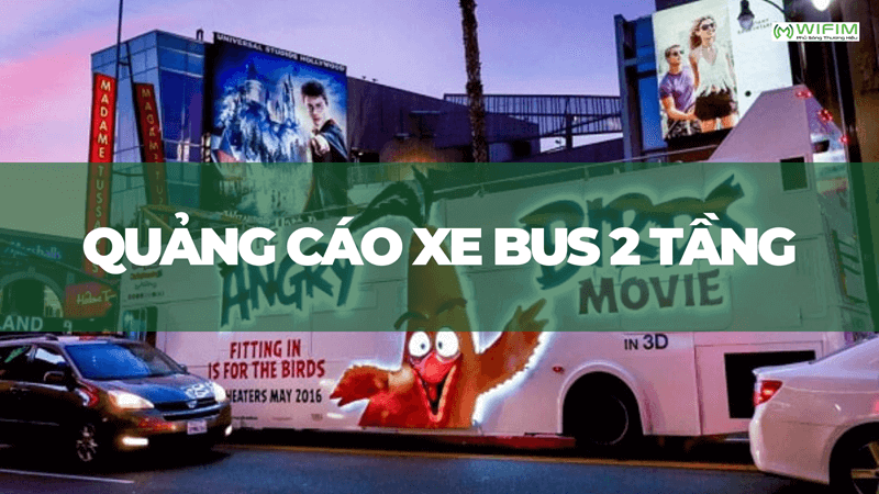 Quảng cáo xe bus 2 tầng Quảng cáo xe bus 2 tầng