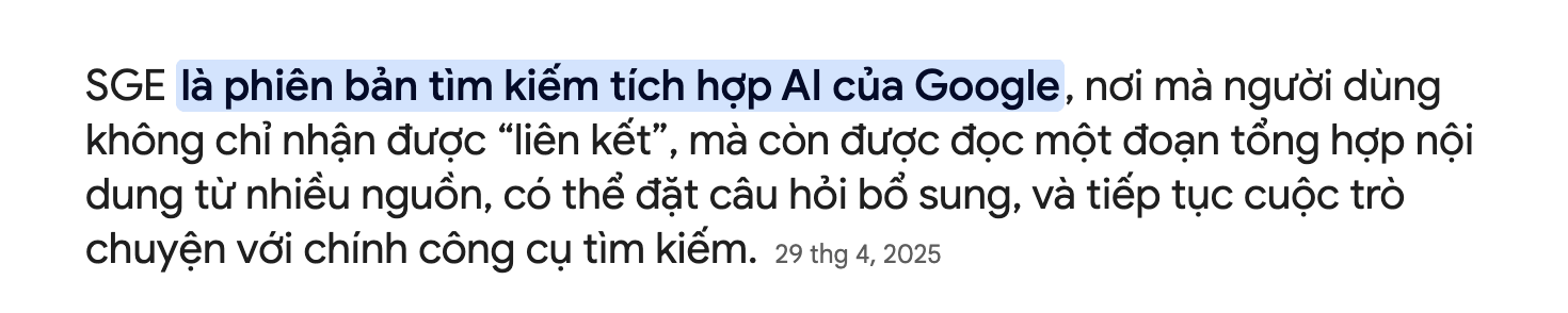 AI Overview (Tóm tắt bằng AI) AI Overview (Tóm tắt bằng AI)