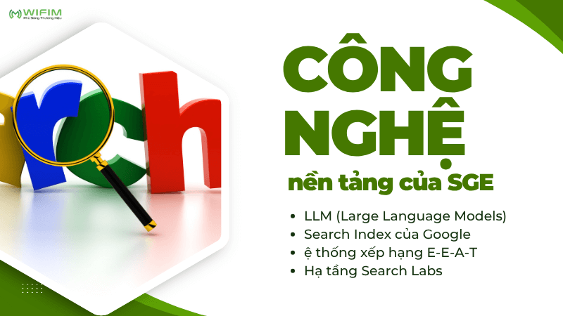 Các công nghệ nền tảng của SGE Các công nghệ nền tảng của SGE