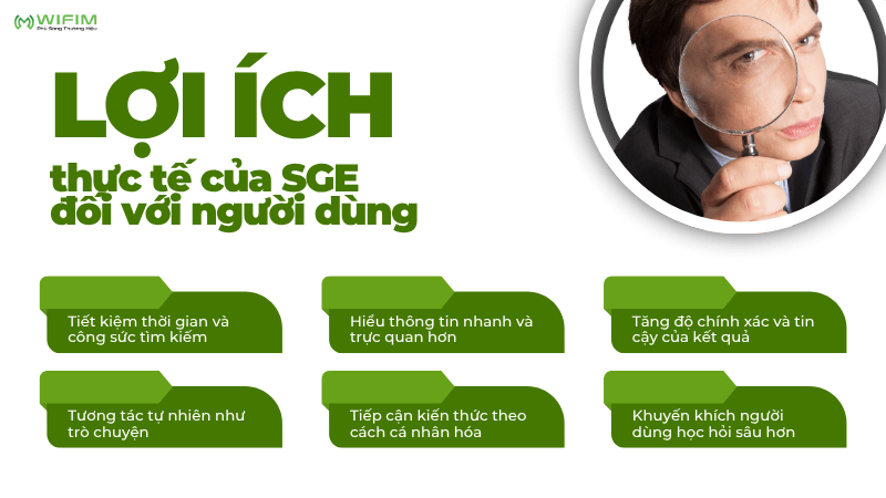 Lợi ích thực tế của SGE đối với người dùng Lợi ích thực tế của SGE đối với người dùng