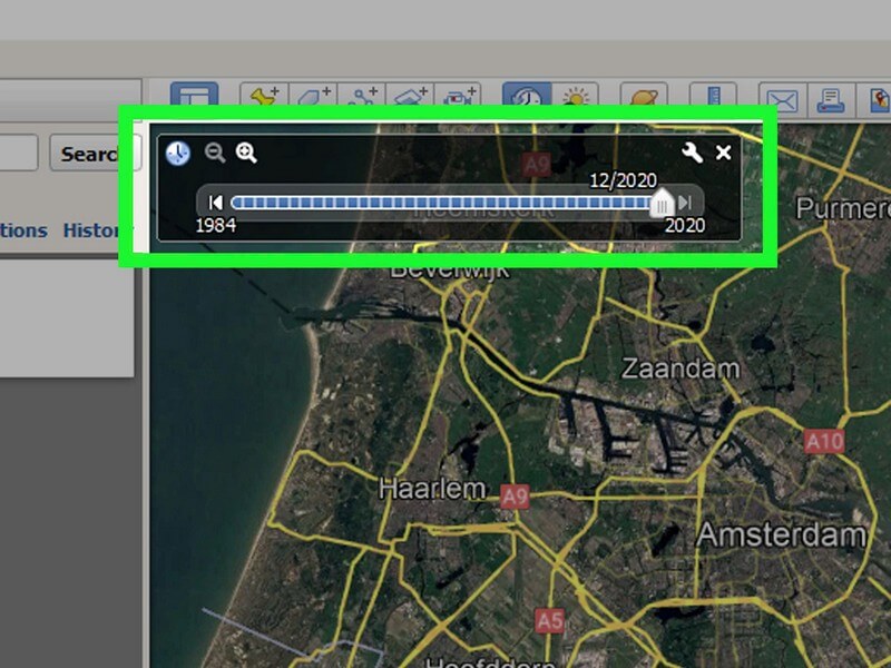 Chế độ hình ảnh lịch sử trên Google Earth Chế độ hình ảnh lịch sử trên Google Earth
